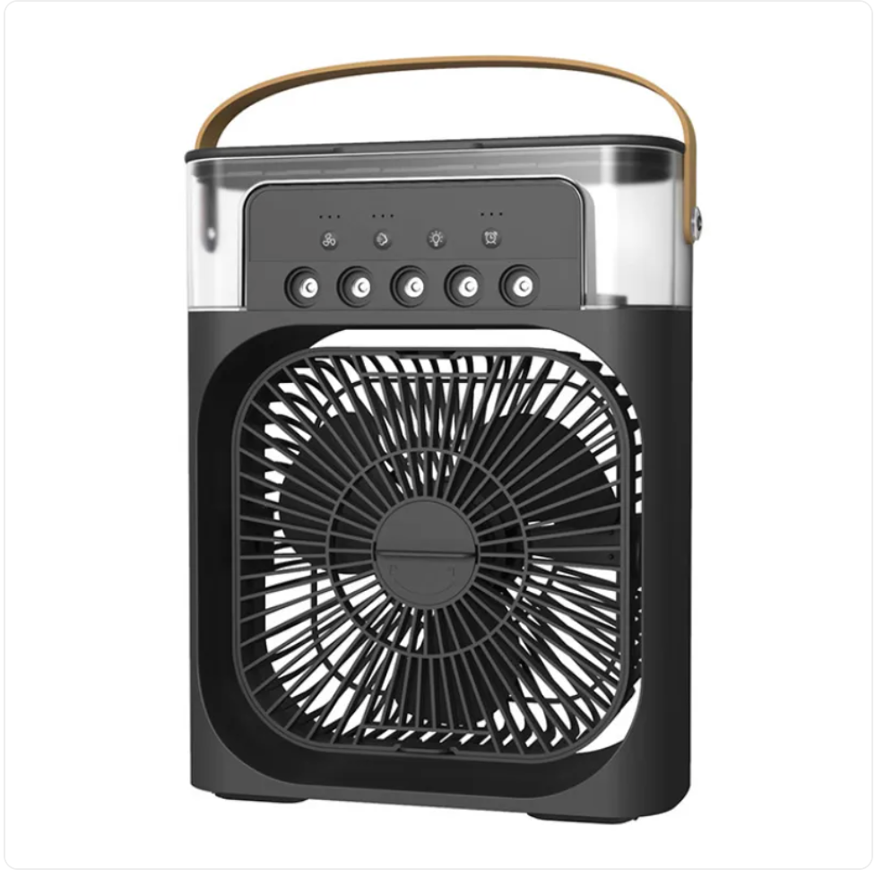 Mini Aire Portátil 3 en 1 – Enfría, Humidifica y Refresca al Instante