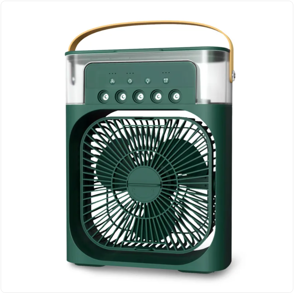 Mini Aire Portátil 3 en 1 – Enfría, Humidifica y Refresca al Instante
