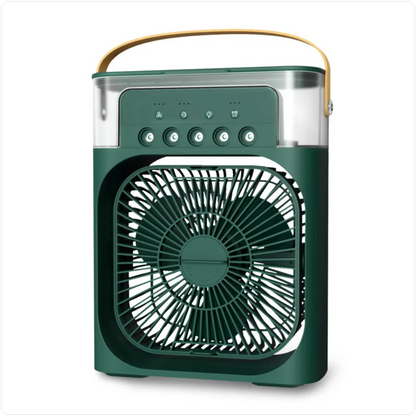 Mini Aire Portátil 3 en 1 – Enfría, Humidifica y Refresca al Instante