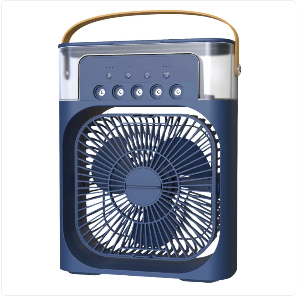 Mini Aire Portátil 3 en 1 – Enfría, Humidifica y Refresca al Instante